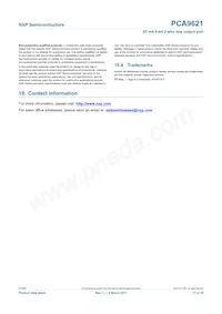 PCA9621PW Datasheet Page 17