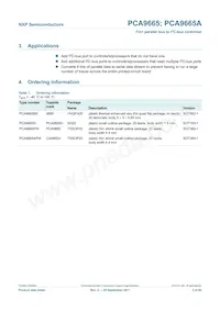PCA9665PW/S911 Datasheet Page 2