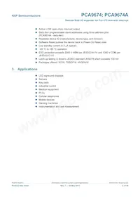 PCA9674PW/S911 Datasheet Page 2