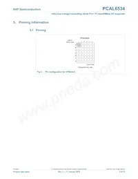 PCAL6534EVJ Datasheet Page 5