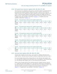 PCAL6534EVJ Datasheet Page 22