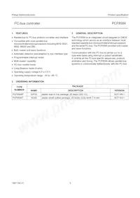 PCF8584P Datasheet Page 3