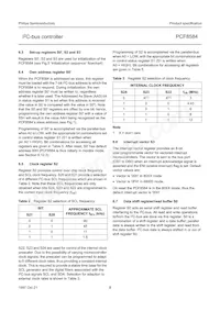 PCF8584P Datasheet Page 8