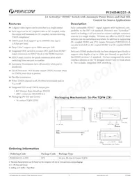 PI3HDMI221-AZFEX Datasheet Cover