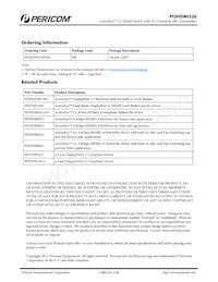 PI3HDMI336FBEX Datasheet Page 2