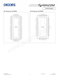 PI3PCIE3442AZLEX-55 Datasheet Page 2