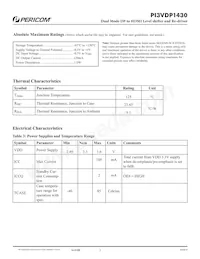 PI3VDP1430ZBE Datasheet Page 5