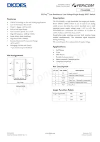 PI5A4599BCEX Datasheet Cover