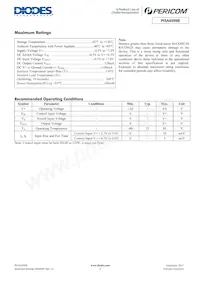 PI5A4599BCEX Datasheet Page 2