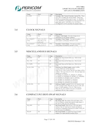 PI7C7300ANAE Datenblatt Seite 17