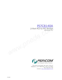 PI7C8140AMAE Datenblatt Cover
