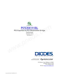 PI7C9X111SLBFDE數據表 封面