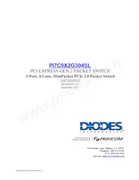 PI7C9X2G304SLBQFDEX Datenblatt Cover