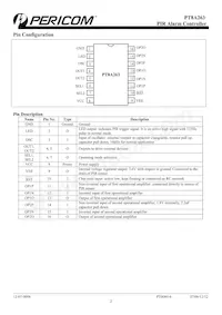 PT8A263WEX Datasheet Page 2