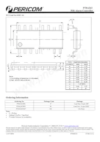 PT8A263WEX Datasheet Page 11