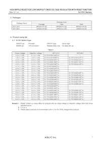 S-1701Y3540-U5T1U Datasheet Pagina 7