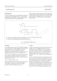 SAA1305T/N1 Datasheet Pagina 9