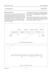 SAA1305T/N1 Datasheet Page 13