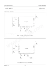 SAA1305T/N1 Datasheet Page 19