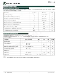 SC1116ISKTR Datasheet Page 2