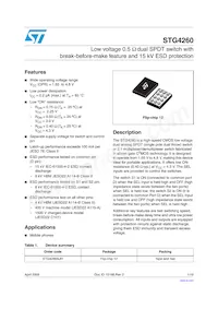 STG4260BJR Datasheet Cover