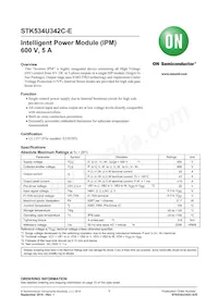 STK534U342C-E Datasheet Cover