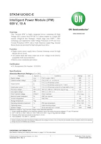 STK541UC60C-E Datenblatt Cover