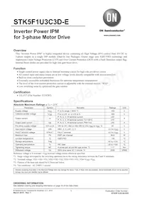 STK5F1U3C3D-E Datasheet Cover