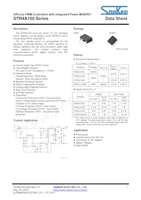 STR4A164HD Datenblatt Cover