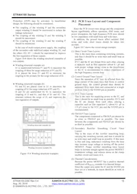 STR4A164HD數據表 頁面 18