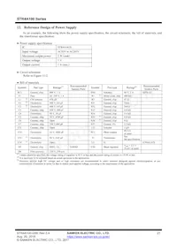 STR4A164HD Datasheet Page 21