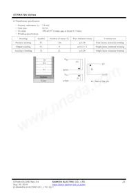 STR4A164HD數據表 頁面 22