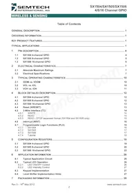 SX1506I091TRT Datasheet Page 2