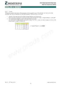 SX1506I091TRT Datasheet Page 18