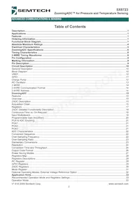 SX8723E083TDT Datasheet Page 2