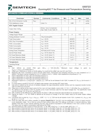 SX8723E083TDT Datasheet Page 7