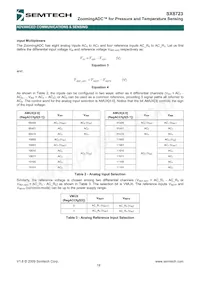 SX8723E083TDT Datasheet Page 19