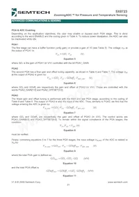 SX8723E083TDT Datasheet Page 21