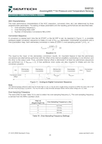 SX8723E083TDT Datasheet Page 22