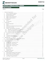 SX8733EWLTRT Datasheet Page 2