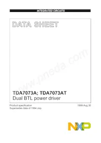 TDA7073AT/N4數據表 封面