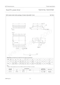 TDA7073AT/N4 Datasheet Page 10