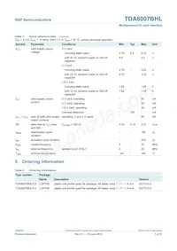 TDA8007BHL/C3數據表 頁面 3
