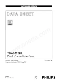 TDA8020HL/C1 Datasheet Copertura