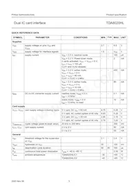 TDA8020HL/C1 Datasheet Page 3