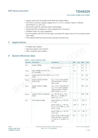 TDA8029HL/C206數據表 頁面 2