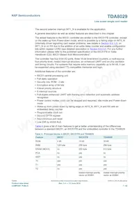 TDA8029HL/C206數據表 頁面 7