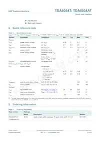 TDA8034AT/C1 Datasheet Page 2