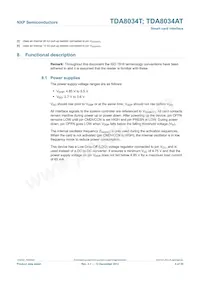 TDA8034AT/C1 Datasheet Pagina 5