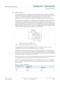 TDA8034AT/C1 Datasheet Pagina 7